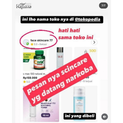 Viral di Medsos, Curhatan Seorang Wanita Beli Skincare Online yang Dikirim Narkoba