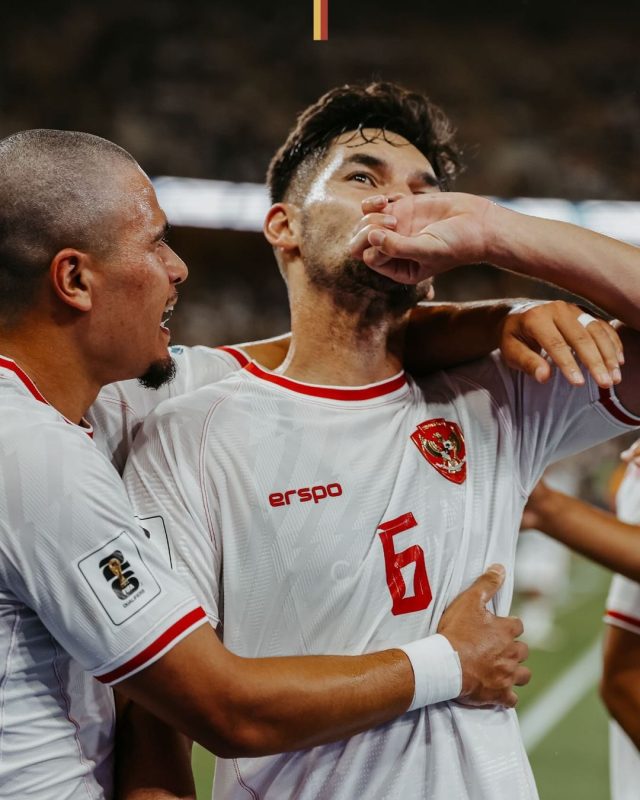 Pemain timnas Indonesia siap menghadapi Australia di GBK, hari ini, Selasa (10/9/2024)