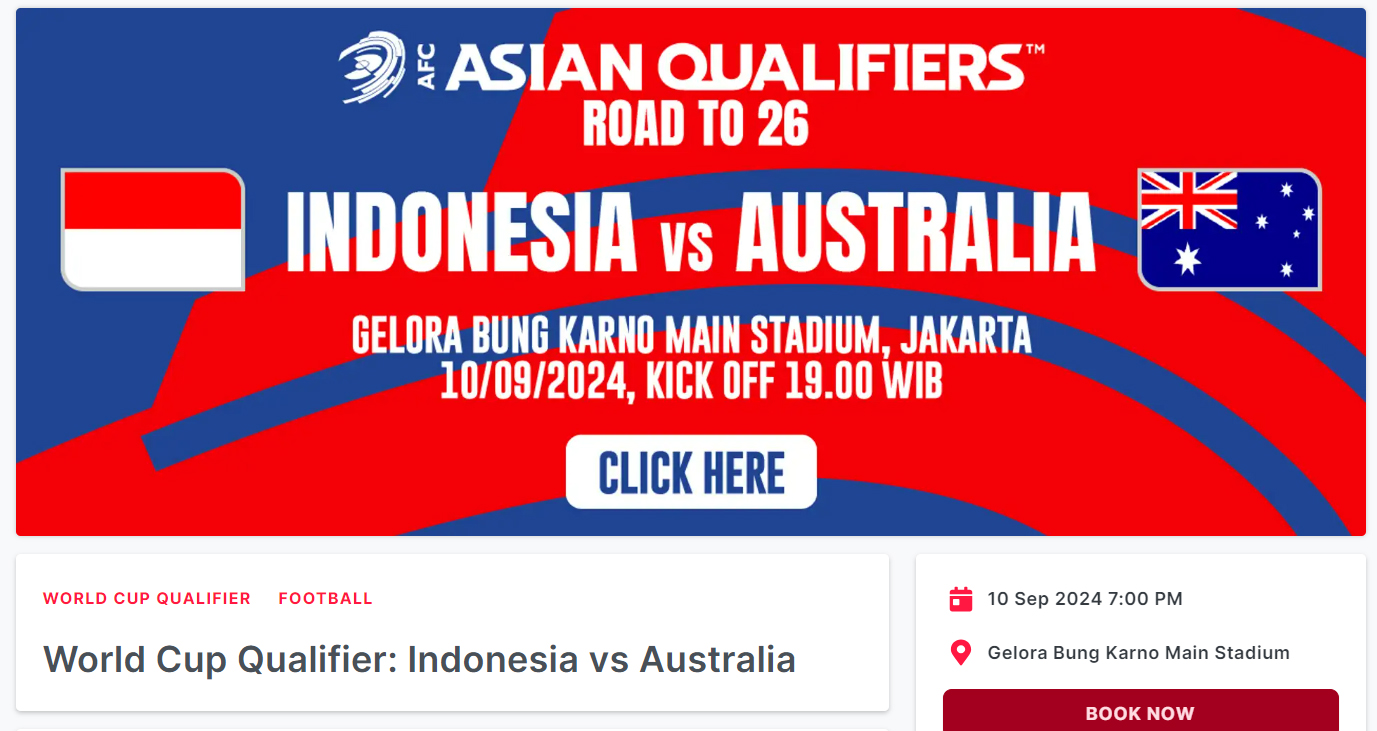 Indonesia vs Australia