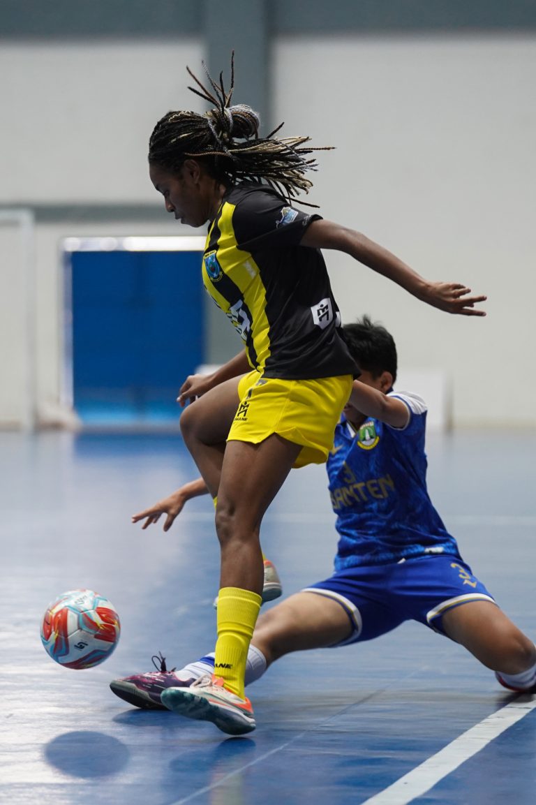 Tim Futsal Putri Banten Dipaksa Bermain Imbang Lawan Papua Barat